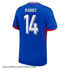 Ranska Adrien Rabiot #14 Kotipaita EM-Kisat 2024 Lyhythihainen